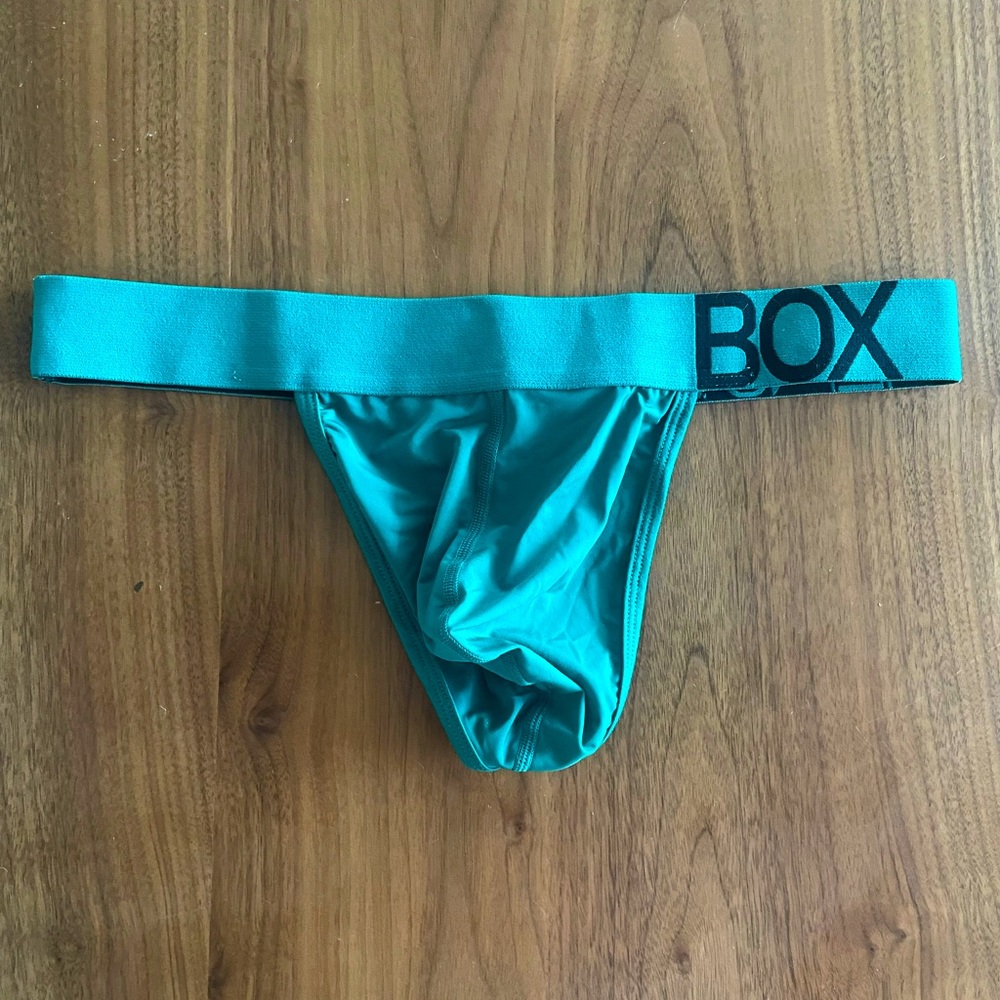 Box Menswear Green Thong